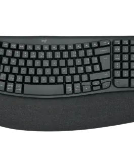 Клавиатура LOGITECH Wave Bluetooth ergonomic keyboard - GRAPHITE - US INTL