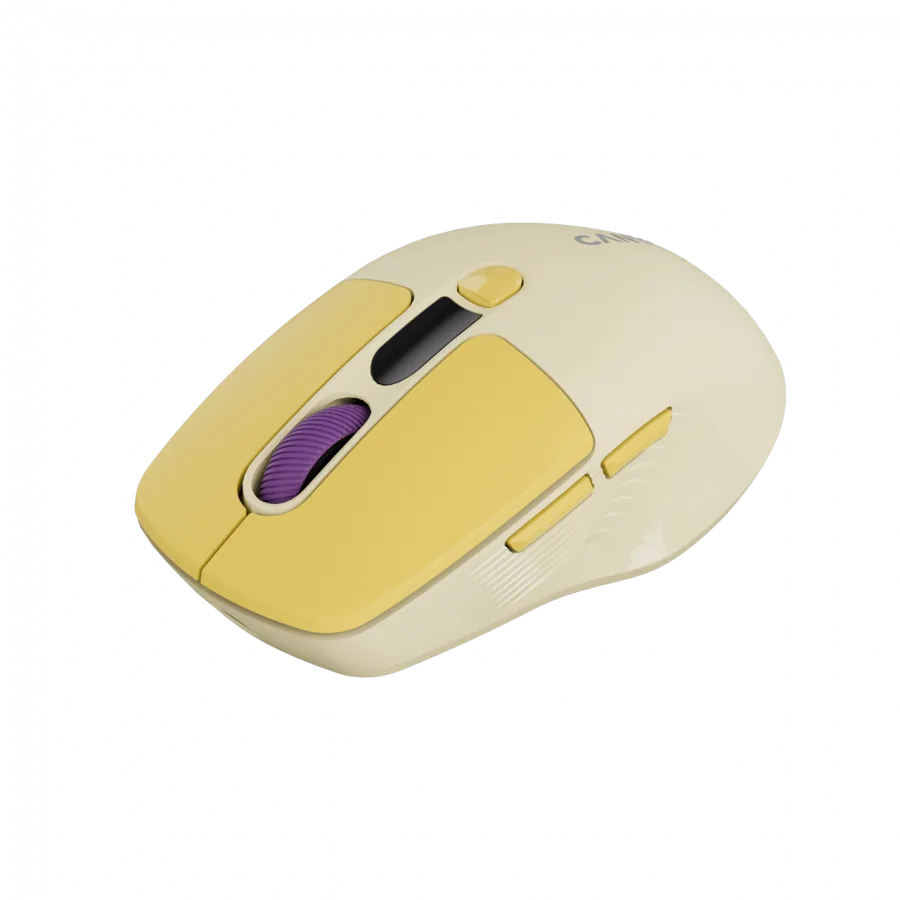 Безжична мишка CANYON mouse MW-26 LCD Silent Dual Mode Wireless Yellow - Image 37