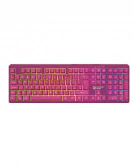 Геймърска клавиатура Canyon 105keys gaming keyboardwith 2.4G+ Bluetooth mode battery 2000mAh RGB backlight 3 types and 7