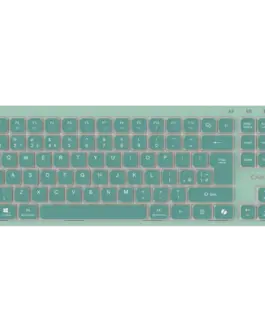 Клавиатура CANYON Keyboard OnType 10 Low Profile EN Wired Green