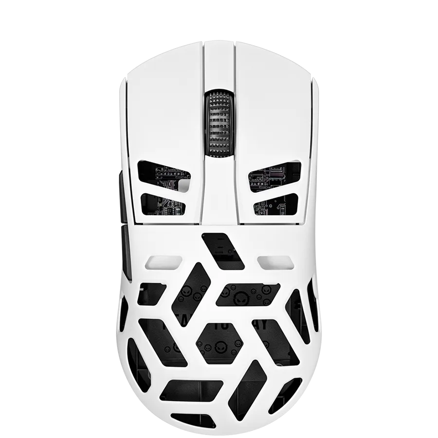 Геймърска мишка LORGAR MSE90W Magnesium Alloy Wireless Gaming Mouse Elite White