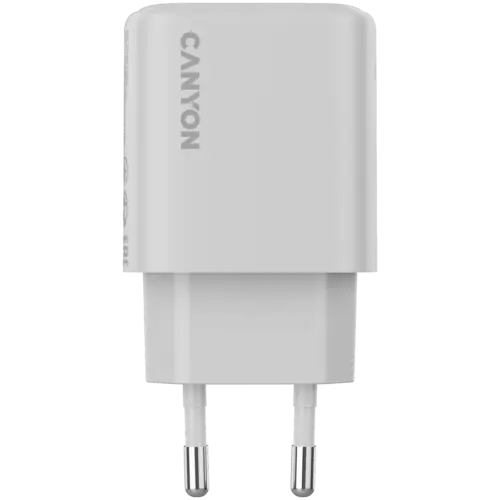 Alternative view of Зарядно за мобилен телефон CANYON charger OnCharge 250 25W 1xPD EU White