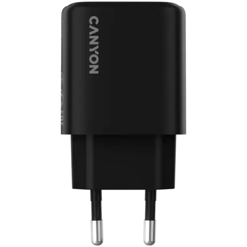 Alternative view of Зарядно за мобилен телефон CANYON charger OnCharge 200 20W 1xPD EU Black