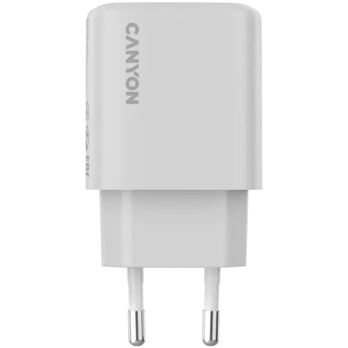 Alternative view of Зарядно за мобилен телефон CANYON charger OnCharge 200 20W 1xPD EU White
