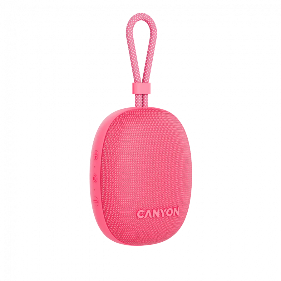 Тонколона за телефон CANYON speaker OnMove 12 IPX7 TWS 5W Pink - Image 10