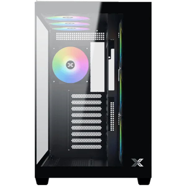 Кутия за компютър Aqua V Air (Black, ATX, U3x2+Type C, 2PCS TG, 6PCS Z22A Reverse & 1PC Z22A & ARGB Remote Control Kit) - Image 29