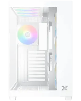 Alternative view of Кутия за компютър Aqua V Air Arctic (White, ATX, U3x2+Type C, 2PCS TG, 6PCS Z22A Arctic Reverse & 1PC Z22A Arctic & ARGB Remote Control Kit)