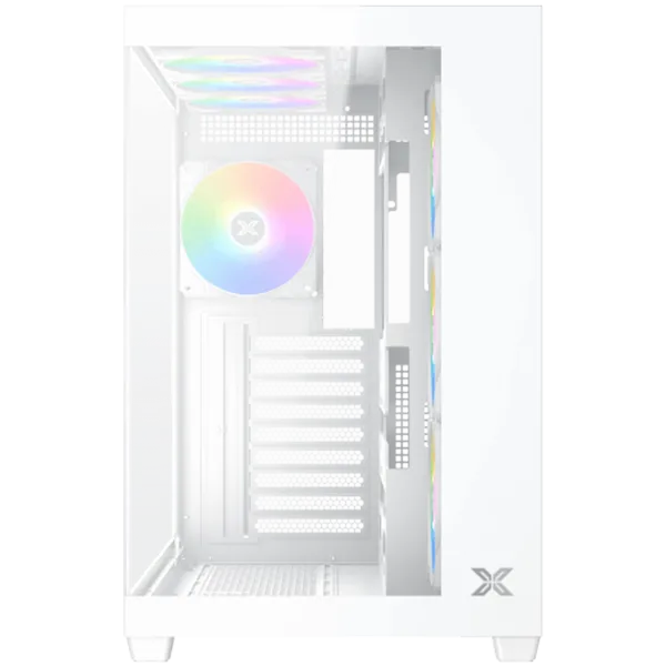 Кутия за компютър Aqua V Air Arctic (White, ATX, U3x2+Type C, 2PCS TG, 6PCS Z22A Arctic Reverse & 1PC Z22A Arctic & ARGB Remote Control Kit) - Image 26