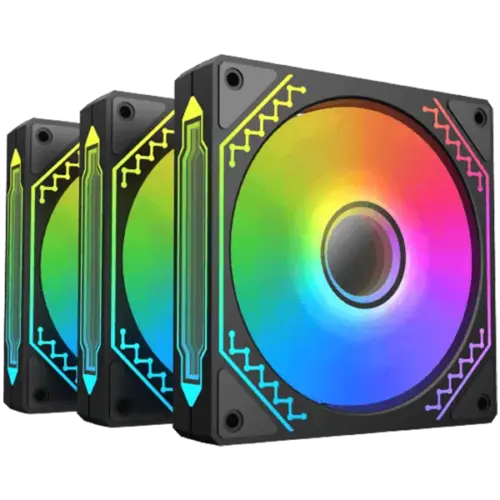 Вентилатор Starz Pro (3PCS M20A Fans ARGB MB SYBC Control Box & Remote Controller Color