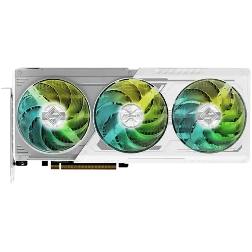 Alternative view of Видео карта ASROCK Video Card AMD Radeon RX 9070 XT Steel Legend 16GB GDDR6 256-bit HDMI 3x DP