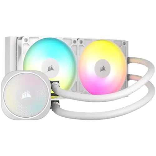 Alternative view of Охладител за процесор Охладител CORSAIR NAUTILUS 240 ARGB White, 240mm Radiator, Liquid CPU Cooler