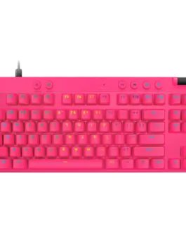 Геймърска клавиатура LOGITECH G PRO X TKL RAPID Gaming Keyboard - MAGENTA - US INTL - USB - EMEA28i-935 -