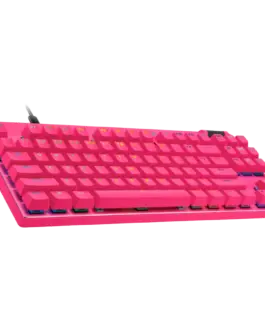 Alternative view of Геймърска клавиатура LOGITECH G PRO X TKL RAPID Gaming Keyboard - MAGENTA - US INTL - USB - EMEA28i-935 - LINEAR