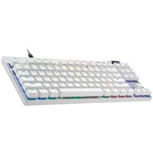 Alternative view of Геймърска клавиатура LOGITECH G PRO X TKL RAPID Gaming Keyboard - WHITE - US INTL - USB - EMEA28i-935 - LINEAR