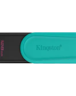 USB памет Kingston 128GB Portable USB 3.2 Gen 1 DataTraveler Exodia S (Black/Turquoise)