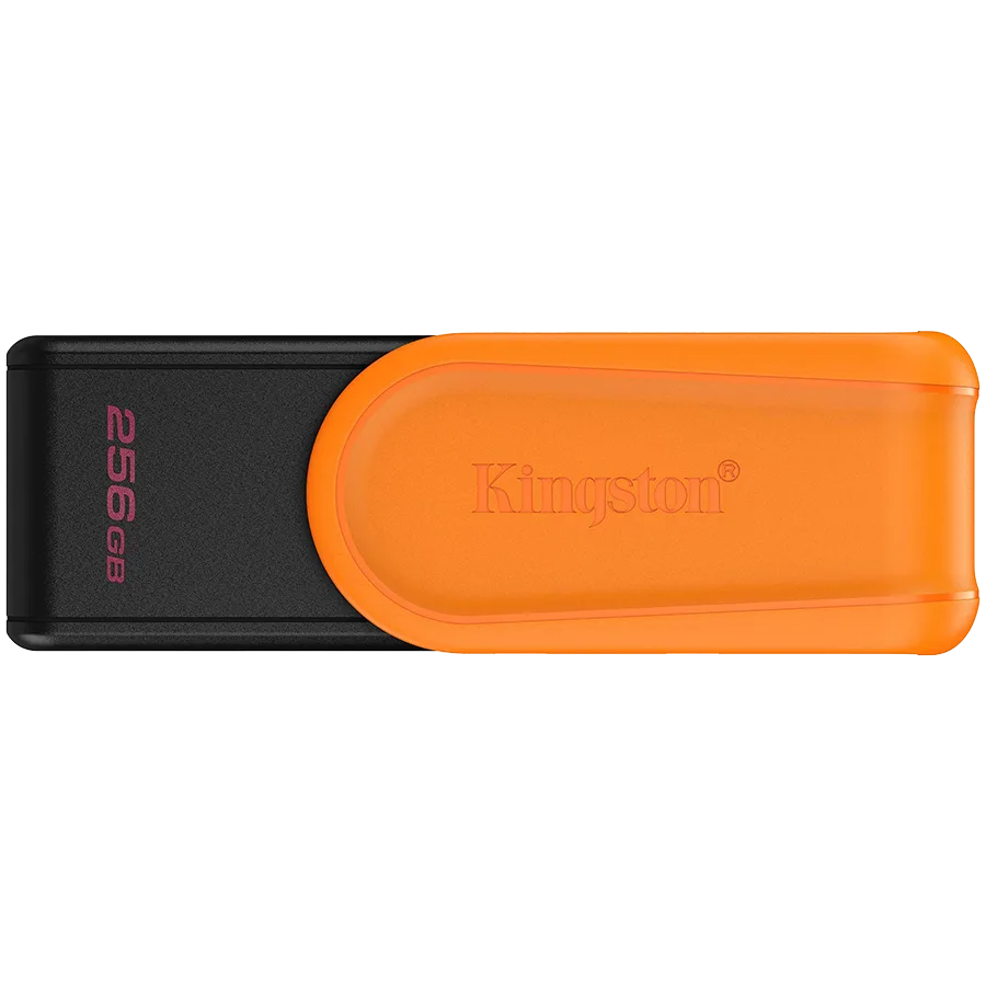 USB памет Kingston 256GB Portable USB 3.2 Gen 1 DataTraveler Exodia S (Black/Orange)