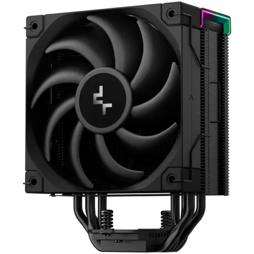 Alternative view of Охладител за процесор Охладител DeepCool AK400 DIGITAL PRO, CPU Air Cooler, 1x120mm FT12 SE PWM Fan, Digital Display, ARGB, Core Touch Technology 2.0, 4 Heatpipes, LGA1851/1700/1200/115x, AMD AM5/AM4, 126x97x159 mm(LxWxH), 3Y, R-AK400-BKAPMN-G