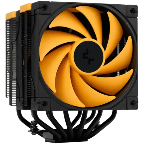Охладител за процесор Охладител DeepCool AK620 ZERO DARK ZORIA CPU Air Cooler 2x120mm PWM Fan 6 Heatpipes LGA2066/2011-v