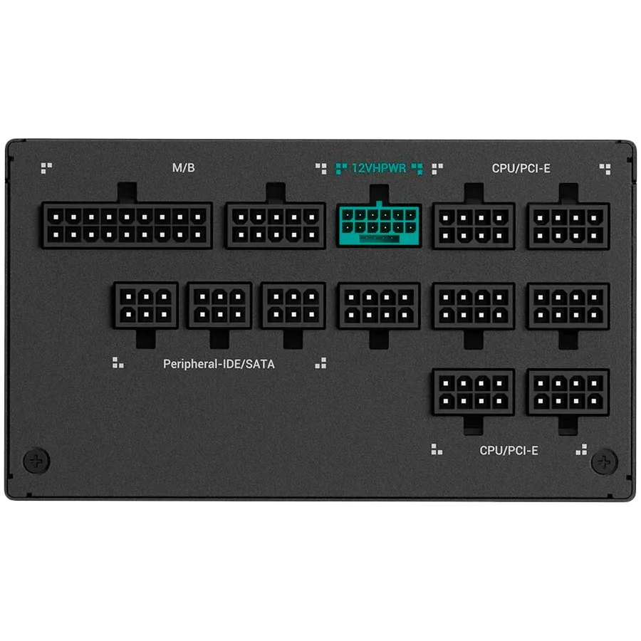 Захранване за компютър DeepCool PX1300-P, 1300W, 80 Plus PLATINUM, Fully Modular, Flat Black Cables, 135mm FDB Fan, Fluid Dynamic Bearing, 150x160x86mm (W x L x H), ATX 3.0, OPP/OVP/SCP/OTP/OCP/UVP/NLO/SIP, 12Y, R-PXD00P-FC0B-EU - Image 30