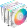 Охладител за процесор Охладител DeepCool AG620 WH ARGB V2 CPU Air Cooler 2x120mm ARGB PWM Fan Core Touch Technology 2.0