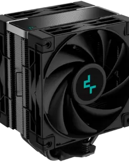Охладител за процесор Охладител DeepCool AK400 ZERO DARK PLUS CPU Air Cooler 2x120mm FDB PWM Fan Core Touch Technology 2