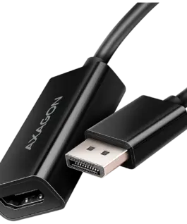 Видео адаптер AXAGON RVD-HI20N DisplayPort - HDMI 2.0 adapter 4K/60Hz