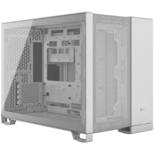 Alternative view of Кутия за компютър Corsair 2500D Airflow Tempered Glass Mid-Tower, White