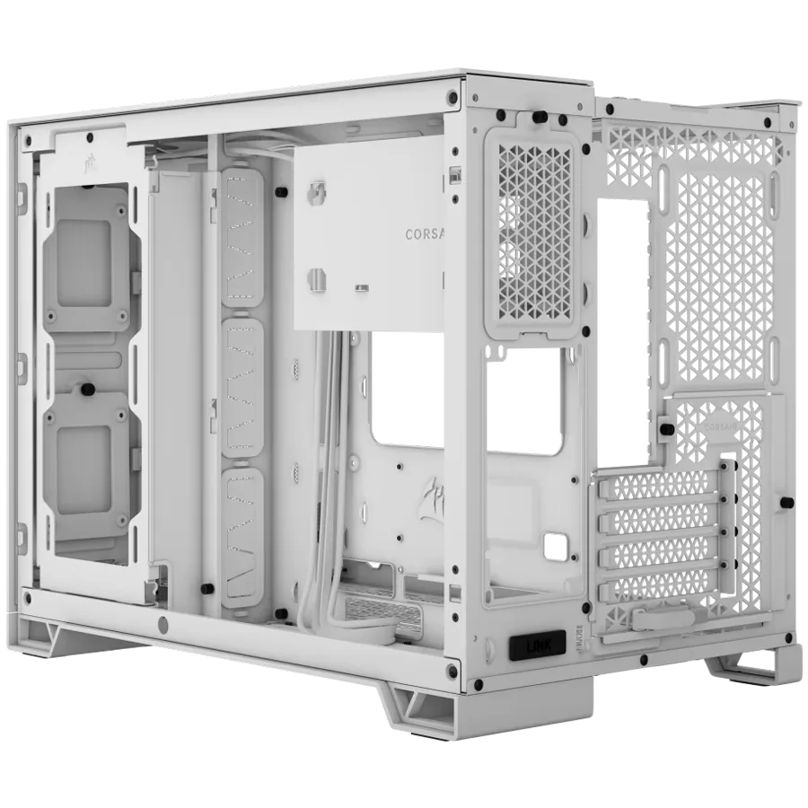 Кутия за компютър Corsair 2500D Airflow Tempered Glass Mid-Tower, White - Image 32
