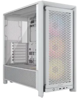Кутия за компютър Corsair FRAME 4000D RS ARGB Mid-Tower White