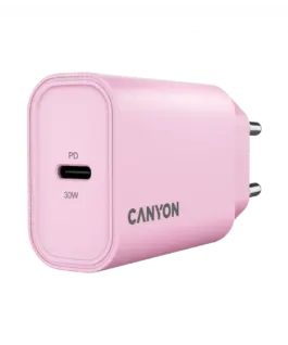 Зарядно за мобилен телефон CANYON charger OnCharge 30CL Max Power 30W 1xPD EU