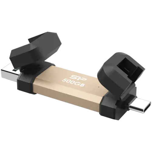 Външен SSD диск Silicon Power UC3S72 500GB USB3.2 Gen2DS72Gold
