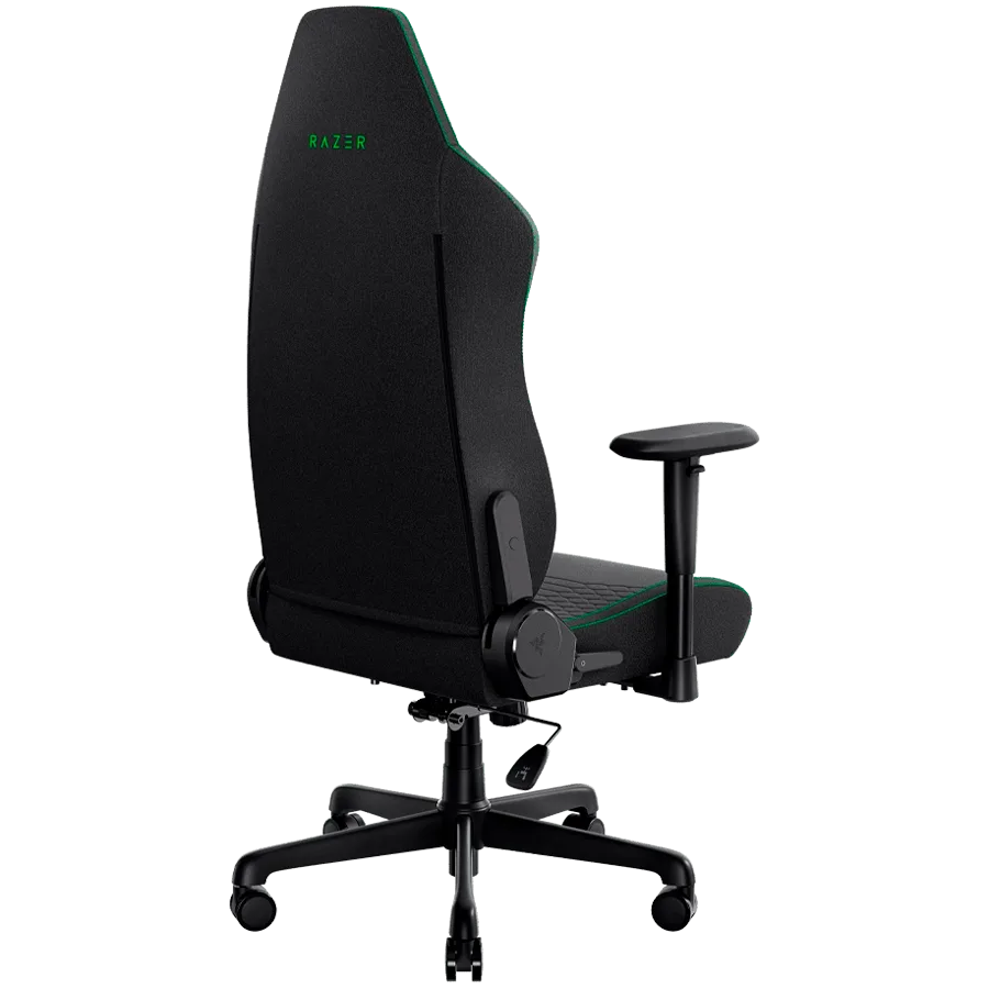 Геймърски стол Razer Iskur V2 X Black Fabric Gaming Chair, Built-in Lumbar Arch, Widened Seat Base with Reduced Edges, Contoured High-Density Foam Cushions, Adjustable 152-degree Recline, 2D Armrests - Image 36