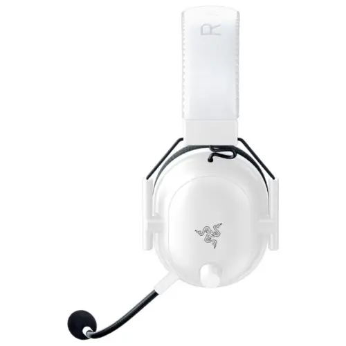 Alternative view of Геймърски слушалки BlackShark V2 Pro (2023) - White, Wireless Gaming Headset, Razer TriForce Titanium Driver 50 mm, Oval Ear Cushions, Detachable Super Wideband microphone, THX Spatial Audio, Type A Wireless (2.4 GHz), Bluetooth 5.2