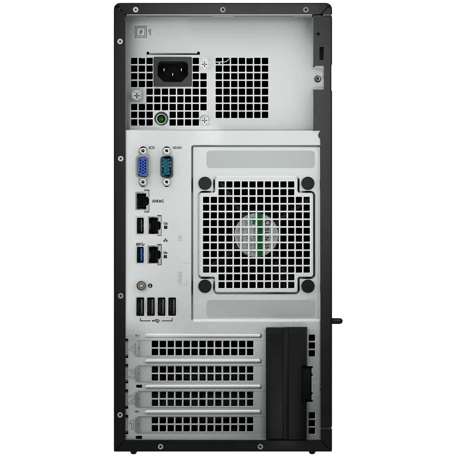 Сървър PET150,3.5"Chassis x4 HDD(SAS,SATA),Xeon 2334 3.4GHz 4C/8T,16GB ECC 3200,PERC H355,480GB SSD SATA Read Intensive,iDRAC9 Basic,BC720 Dual Port 1Gb LOM,3Y NBD - Image 24