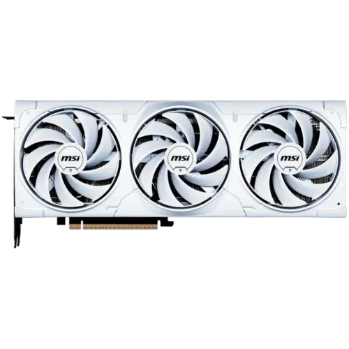 Alternative view of Видео карта MSI Video Card Nvidia GeForce RTX 5080 16G VENTUS 3X OC WHITE, 16GB GDDR7, 256bit, Effective Memory Clock: 30000MHz, Boost: 2640 MHz, 10752 CUDA Cores, PCIe 5.0, 3x DP 2.1b, HDMI 2.1b, RAY TRACING, Triple Fan, 1x16pin, 850W Recommended PS