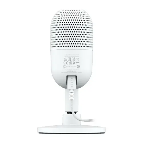 Alternative view of Геймърски микрофон Razer Seiren V3 Mini - White, Ultra-compact Streaming Microphone