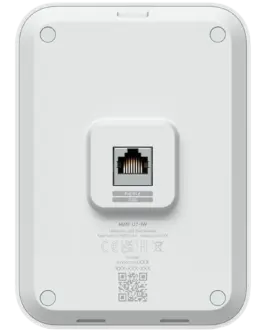 Alternative view of Точка за достъп Ubiquiti UniFi U70IW Wall mounted WiFi 7 AP with 4 spatial streams and an integreated 2.5GbE PoE switch desined for hospitality enviorments
