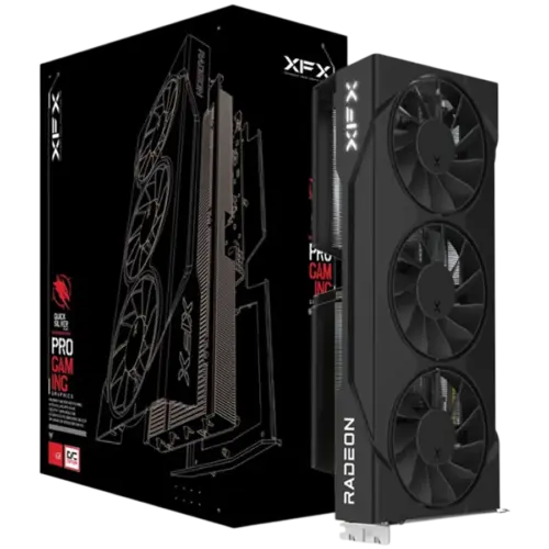 Видео карта XFX Swift AMD Radeon RX 9060 XT OC Triple Fan 16GB GDDR6 128-bit HDMI 2x DP