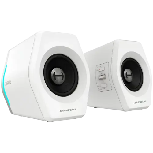 Тонколона Edifier G2000 2.0 Audio System BT V5.1 USB AUX 2.75-inch Drivers RGB Lighting 16W (RMS)