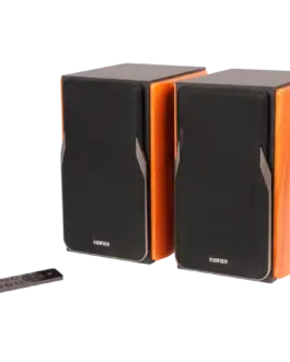 Alternative view of Тонколона Edifier R1380DB 2.0 Bookshelf Speakers, BT V5.1, Optical, Coaxial, RCA, 1-inch Tweeters, 4-inch Drivers, 42W (RMS), Control Knobs and Remote Control, Brown