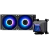 Охладител за процесор Охладител MSI MAG CORELIQUID A15 240 2x120mm Pre-installed ARGB Daisy Chain Fans Adjustable Offset