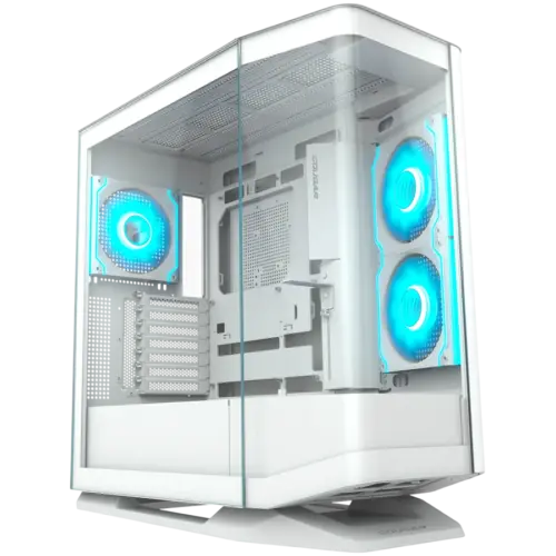Alternative view of Кутия за компютър COUGAR FV270 RGB PC Case, Mid tower, White