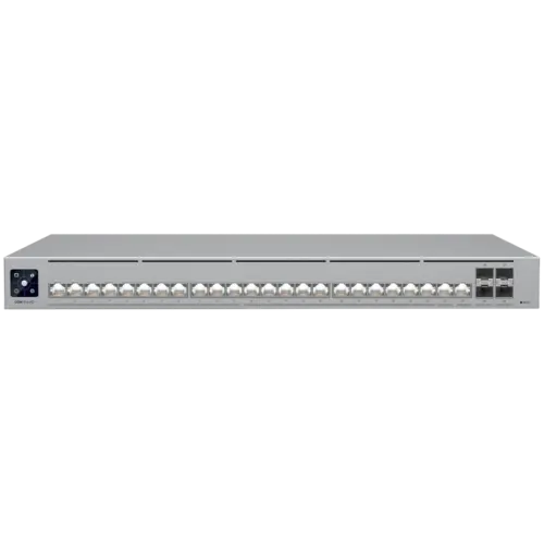 Kомутатор Ubiquiti Layer 3 Etherlighting USW-PRO-HD-24-POE-EU (22) 2.5 GbE (2) 10 GbE PoE++ ports (4) 10G SFP+ ports DC