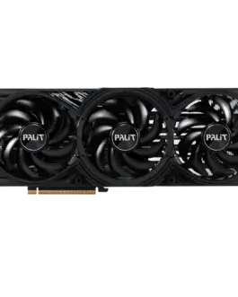 Alternative view of Видео карта PALIT GeForce RTX 5070 Ti GamingPro-S 16GB GDDR7 256 bit, 1x HDMI 2.1b, 3x DP 2.1b, 3 Fan, 1x 16-pin pwr connector, 750W, 331.9 x 127.1 x 49.7 mm, NE7507T019T2-GB2031U