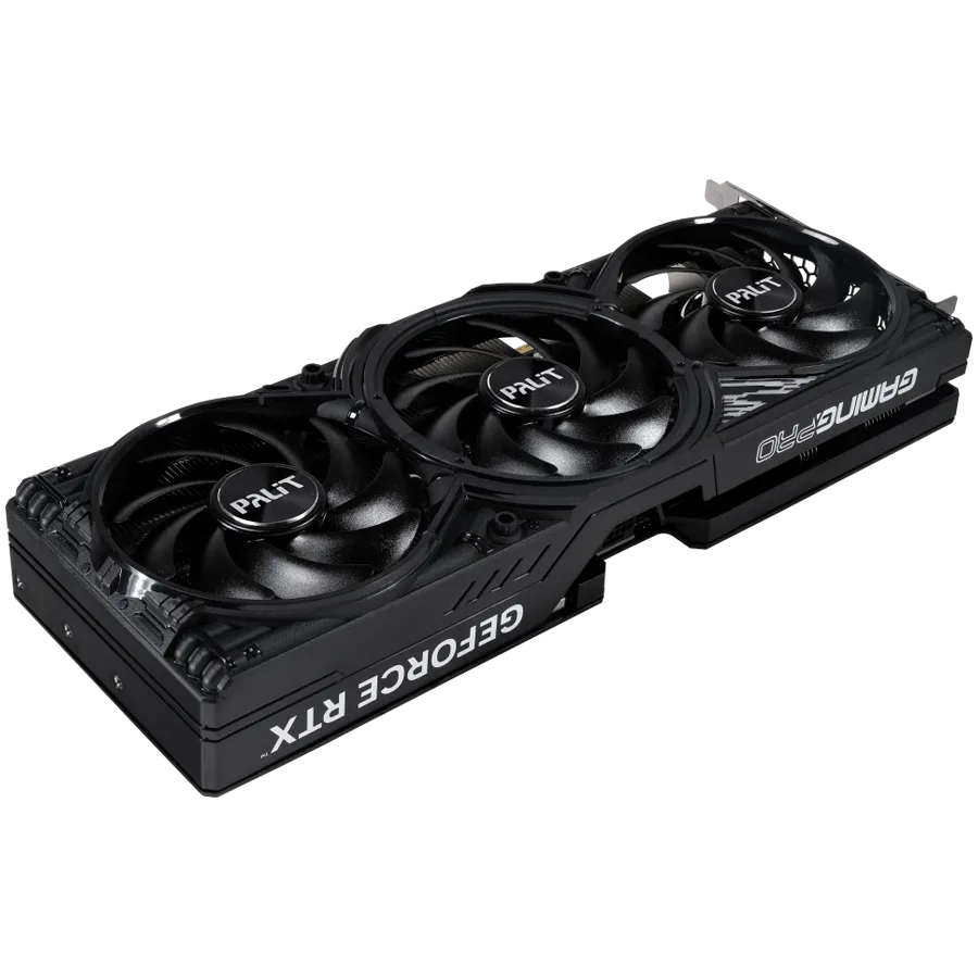Видео карта PALIT GeForce RTX 5070 Ti GamingPro-S 16GB GDDR7 256 bit, 1x HDMI 2.1b, 3x DP 2.1b, 3 Fan, 1x 16-pin pwr connector, 750W, 331.9 x 127.1 x 49.7 mm, NE7507T019T2-GB2031U - Image 10