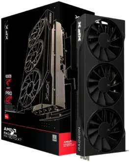 Видео карта XFX Swift AMD Radeon RX 9070XT Triple Fan 16GB GDDR6 256-bit HDMI 3x DP SI