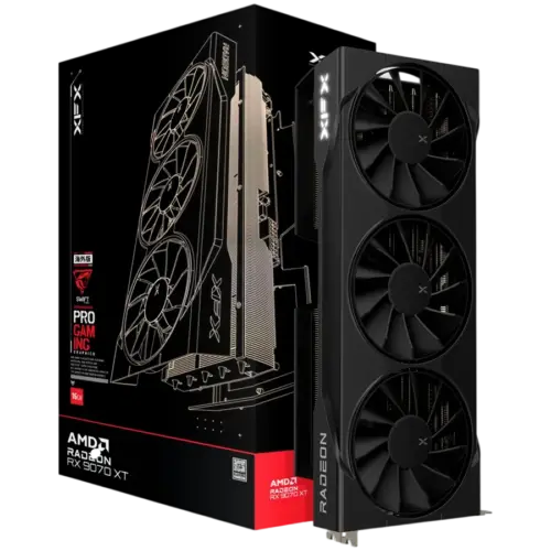 Видео карта XFX Swift AMD Radeon RX 9070XT Triple Fan 16GB GDDR6 256-bit HDMI 3x DP SI