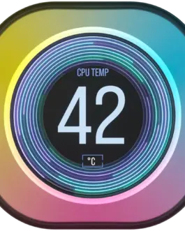 Охладител за процесор Охладител CORSAIR iCUE LINK LCD Module Black