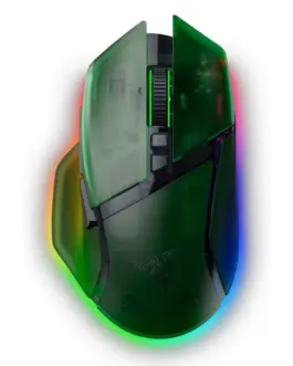Геймърска мишка Razer Basilisk V3 Pro 35K Phantom Green Edition Gaming mouse Ergonomic Wireless Gaming Mouse Charging Ca