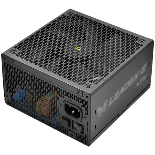 Alternative view of Захранване за компютър Super Flower Leadex III Gold 750W ATX 3.1, 80 Plus Gold, Fully Modular, Flat Black Cables, 140mm Fan, 150mmx150mmx86mm, 7 Year Warranty